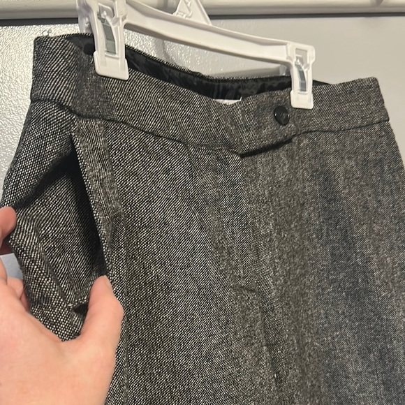 Dalia Collection Gray Dress Jumpsuit with Wool-Blend Fabric - Picture 7 of 8